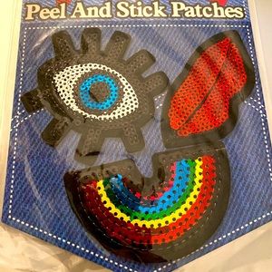 SEQUIN 👁👄🌈 CREATIVE FUN PEEL AND STICK PATCHES